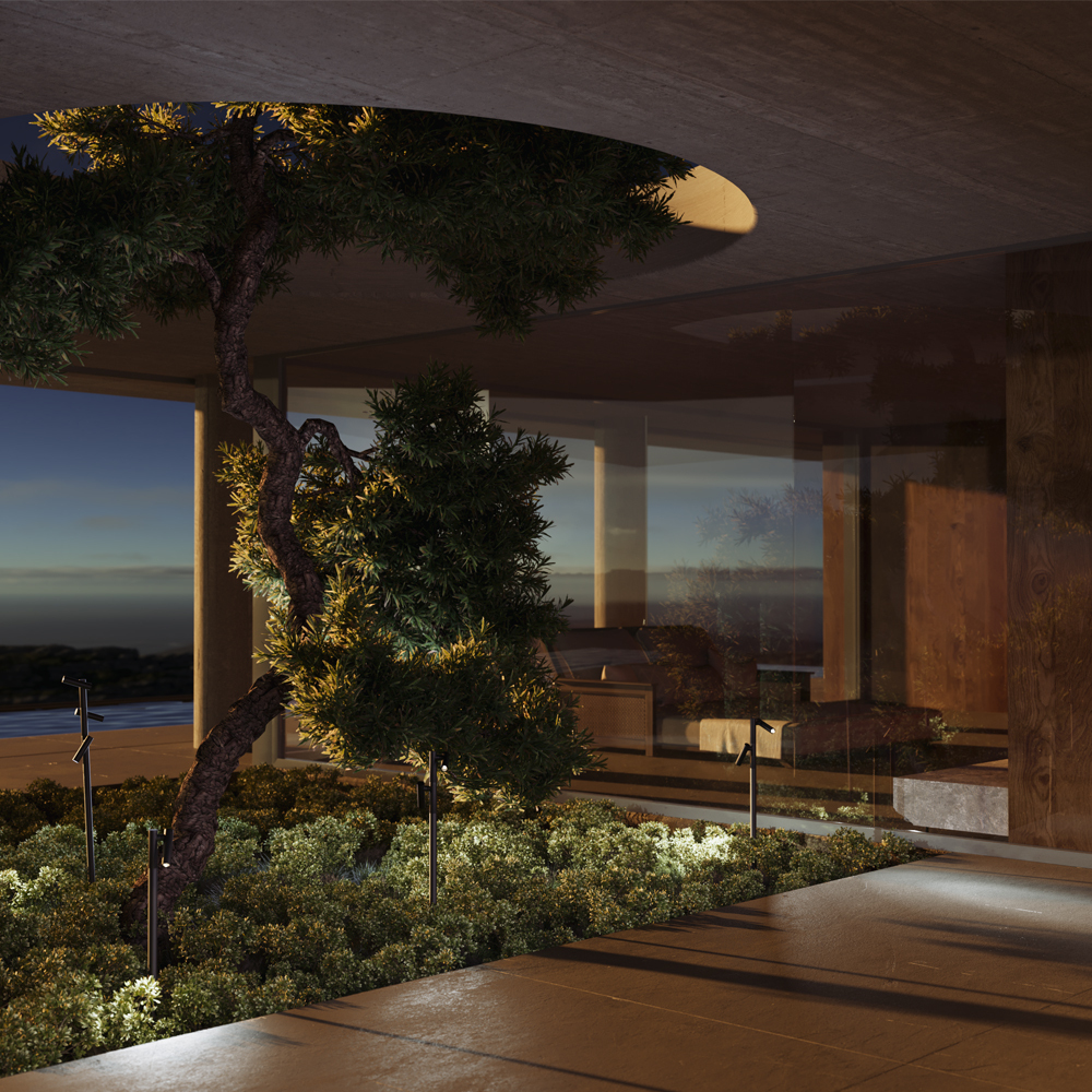 Уличный ландшафтный светильник Maytoni Torq O494FL-L10B3K_MY