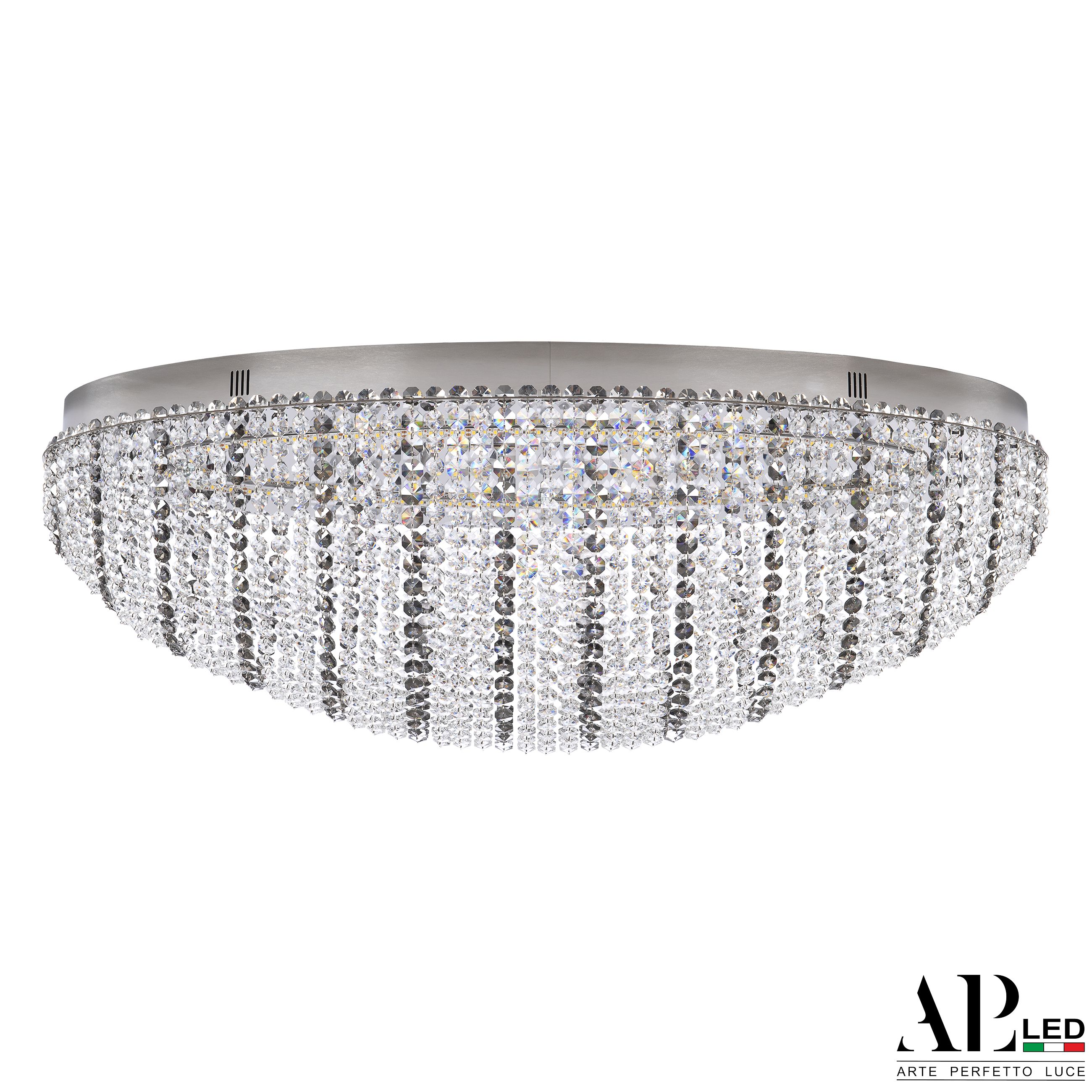 Хрустальная люстра APL LED Sicilia SH508.2.80.R.Ni.4000.Clear.731