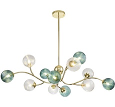 Потолочная люстра молекулы на штанге Indigo V000298