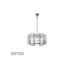 Подвесная люстра ILamp Tribeca MD0276-6C CHROME+SMOKY GR_IP