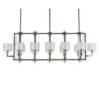 Подвесная люстра Newport 4408+4/S black glossy_NP