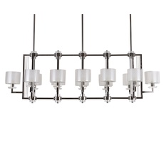 Подвесная люстра Newport 4408+4/S black glossy_NP