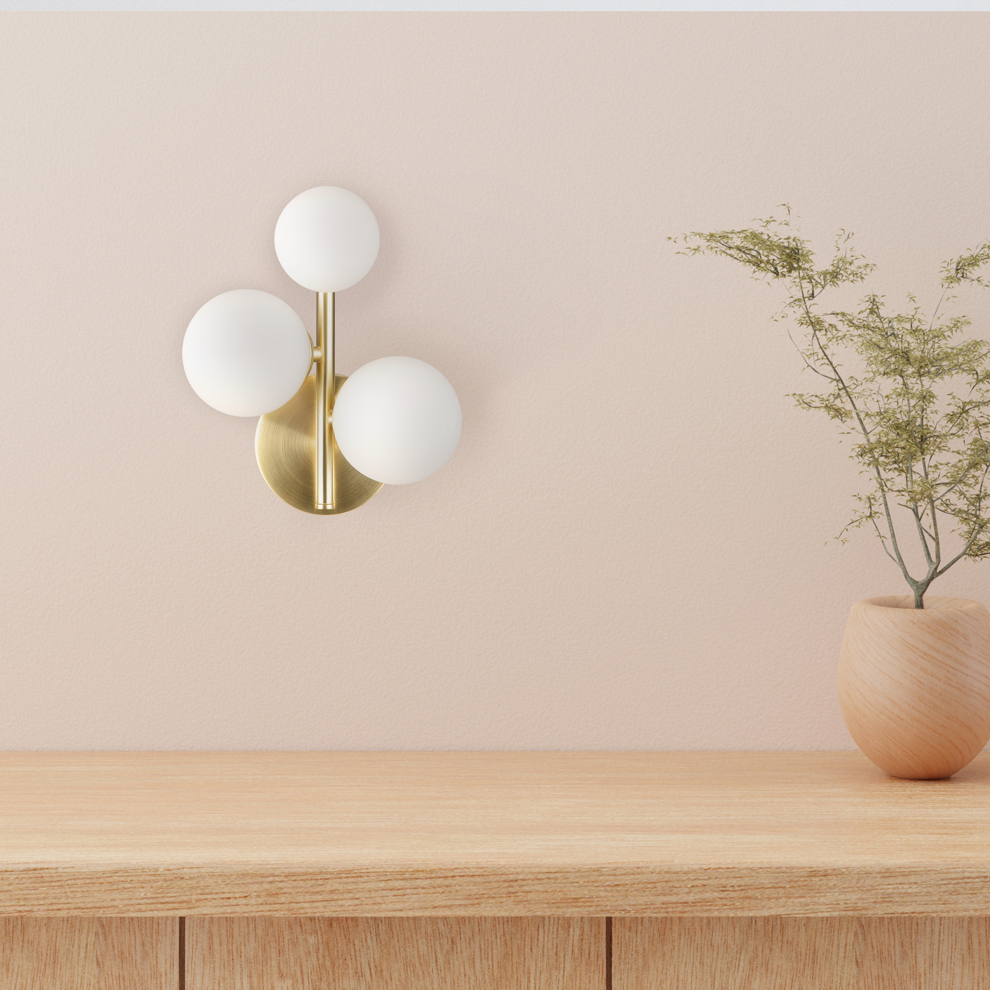 Настенный светильник Maytoni Dallas MOD545WL-03BS_MY