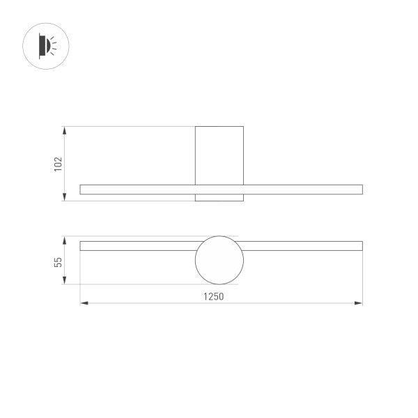 Настенный светильник Arlight VINCI 036931_ARL