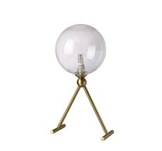 Настольная лампа Crystallux ANDRES ANDRES LG1 BRONZE/TRANSPARENTE_CR