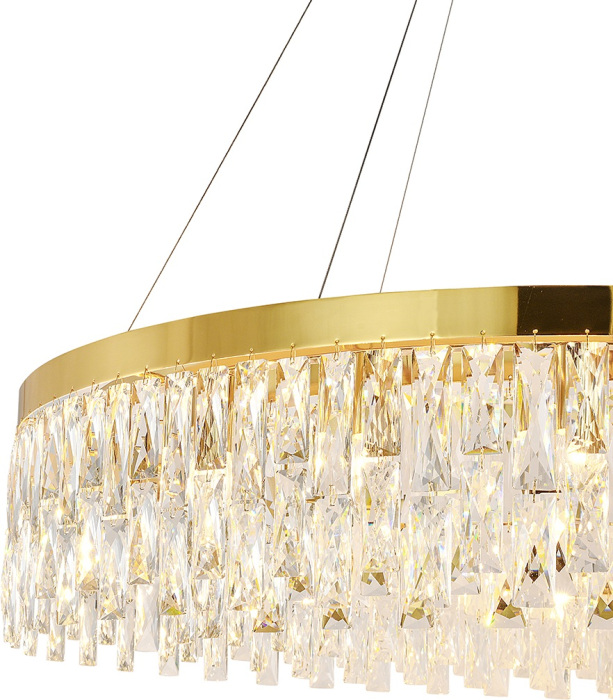 Подвесной хрустальный светильник (12029/18P Gold) Indigo V000496