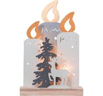 Светодиодный Светильник-статуэтка новогодний на батарейках Eglo FAUNA 411289