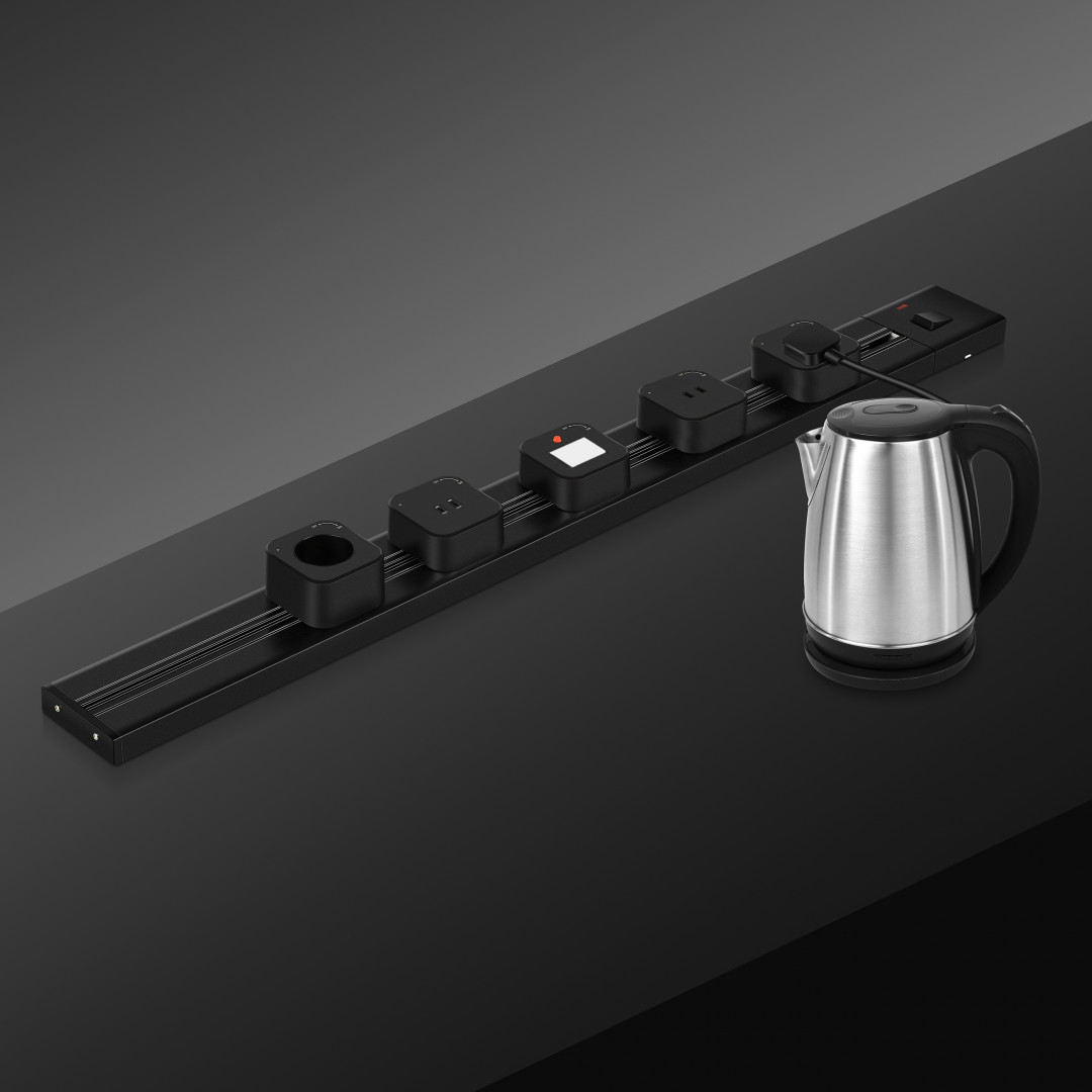 Шинопровод накладной Arte Milano track-sockets 385201TOB/100 Grey