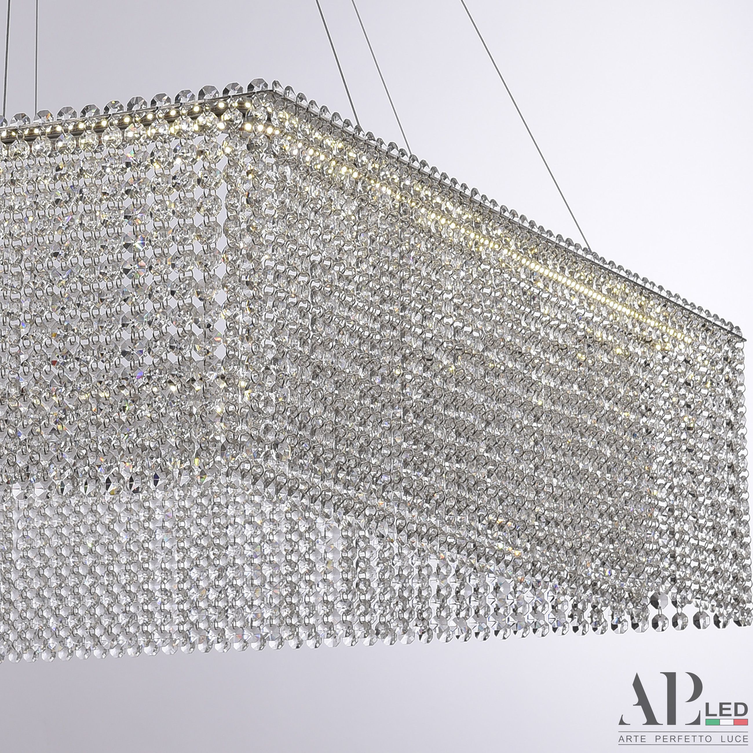 Хрустальная люстра APL LED Sicilia SH04.86.A.Ni.4000_BI