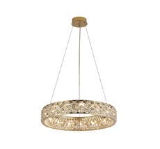 Подвесная люстра Newport TIFFANY 8532/60 C gold polished_NP