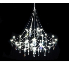 Подвесная люстра светодиодная диммируемая с пультом ДУ Kink Light 07883-70,02(21)_KL