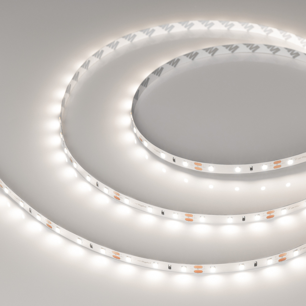 Светодиодная лента RT-A60-8mm 12V Day4000 (2 W/m, IP20, 2835, 50m) Arlight 048982_ARL