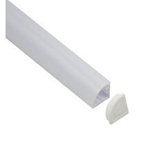 Профиль угловой пластиковый влагозащитный SF-1616-65, 4 заглушки, 4 крепления 00-00007140_SW