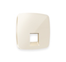 Лицевая панель для компьютерной/телефонной розетки RJ-45/RJ-11 QUANT Ambrella Volt OMEGA OP3120_AMB