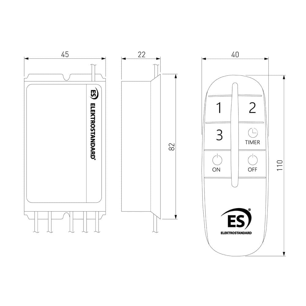 3-канальный пульт ДУ Elektrostandard a042748_ES
