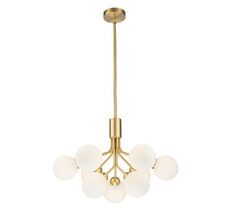 Подвесная люстра Belfast Bryson L-8130-6+3 BR GL_BF