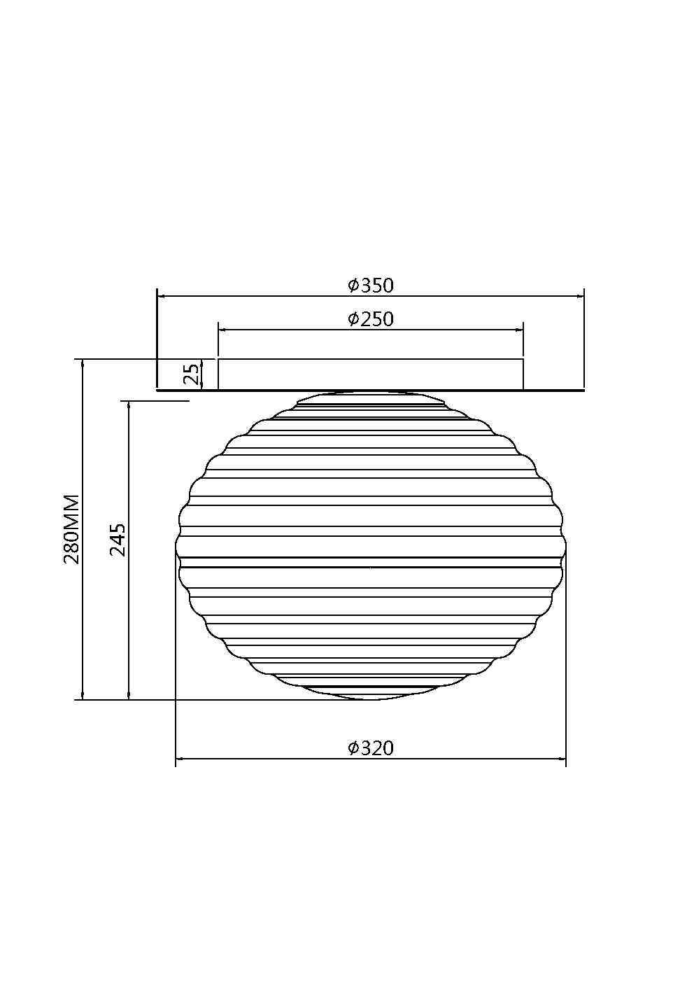 Потолочный светильник Maytoni Reels MOD268CL-01G_MY