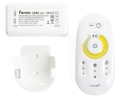 Контроллер CCT для мульти белой светодиодной ленты с П/У белый, 12-24V, LD61 Feron 48028_FR