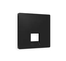 Лицевая панель для компьютерной/телефонной розетки RJ-45/RJ-11 QUANT Ambrella Volt ALFA AP8120_AMB