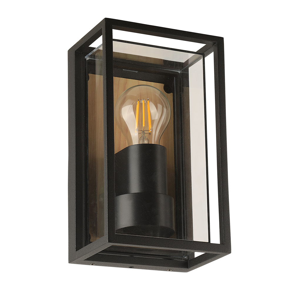 Уличный настенный светильник Arte Lamp MARFIK A2322AL-1BR, цвет коричневый