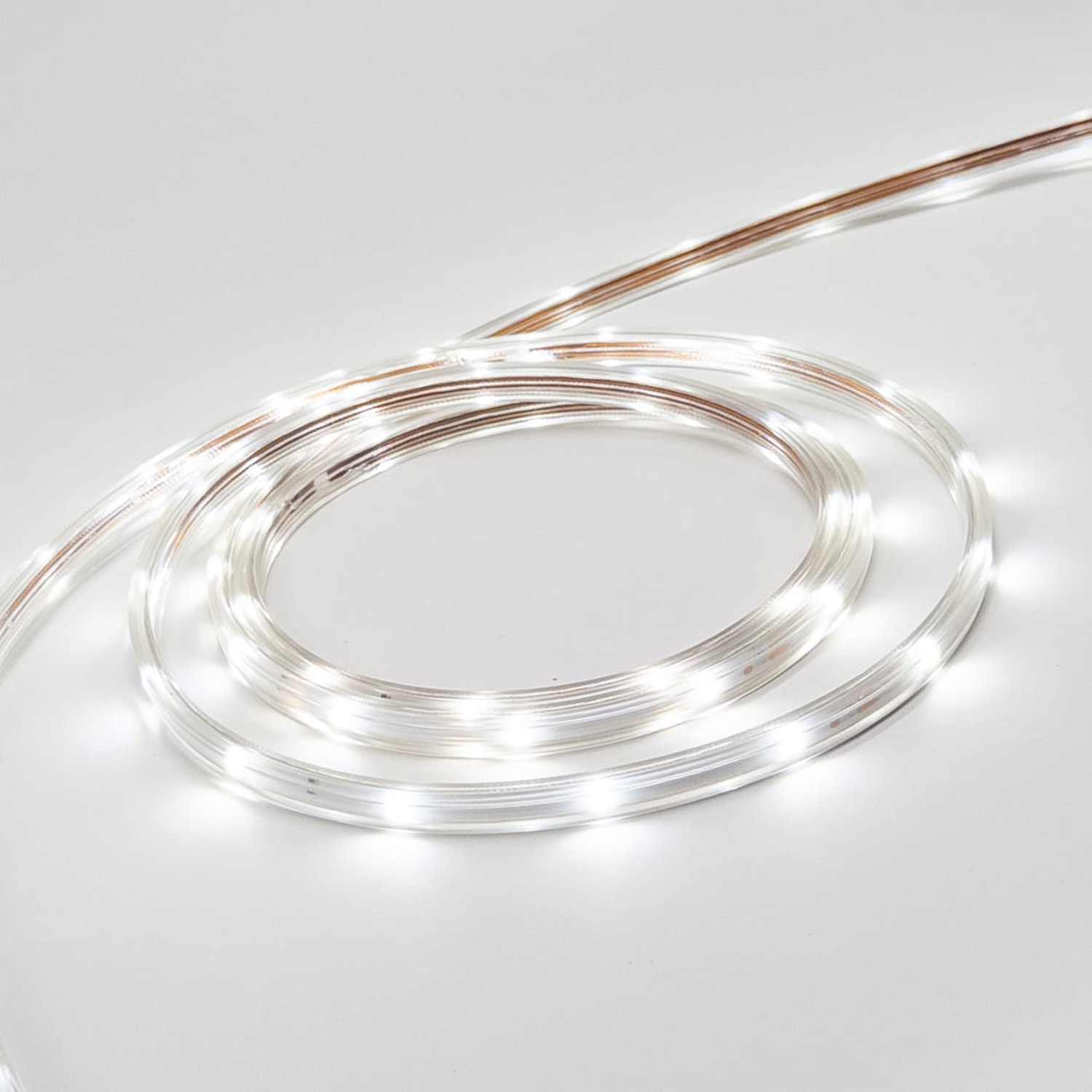 Светодиодная Лента LTC Герметичная Белая 220В, SMD2835, 24LED/м, 6000К, IP65, Бухта 100м LTC NL-H1-2W