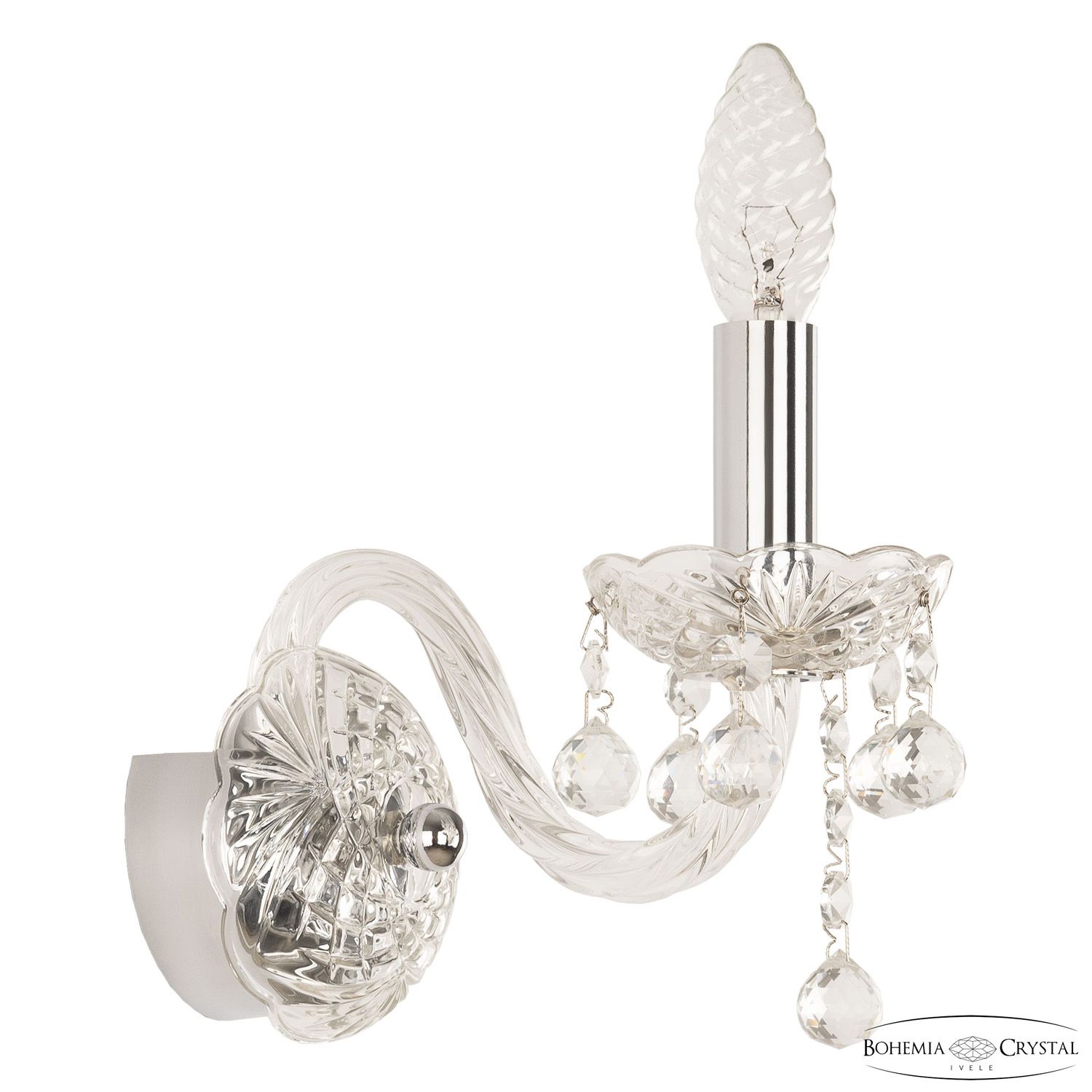Бра Bohemia Ivele Crystal 108B/1/141 Ni_BI