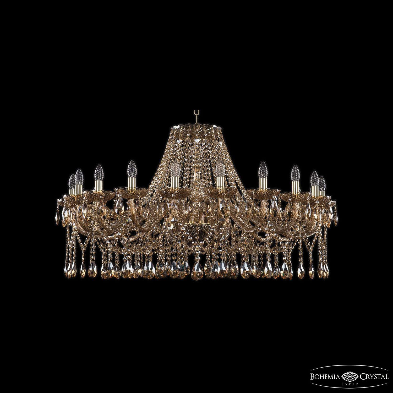 Хрустальная люстра Bohemia Ivele Crystal 1413/20/400 G M721_BI