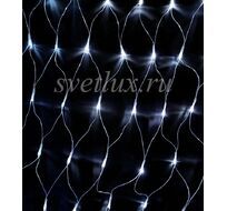 Светодиодная Сеть 2 x 3 м Белая с Контроллером 220В, 384 LED, Провод Прозрачный ПВХ, IP54 NTL384C-10-2W