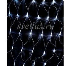 Светодиодная Сеть 2 x 2 м Белая с Контроллером 220В, 256 LED, Провод Прозрачный ПВХ, IP54 NTL256C-10-2W