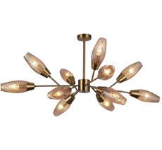 Потолочная люстра на штанге 10165/12PL E14*60W Escada 10165/12PL Copper_ESC