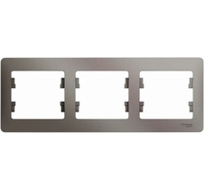 Рамка на 3 поста (платина) Systeme Electric GSL001203