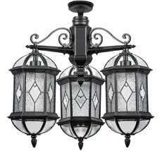 Потолочный светильник уличный IP44 Oasis Light 92670A 3 cover Bl_OL