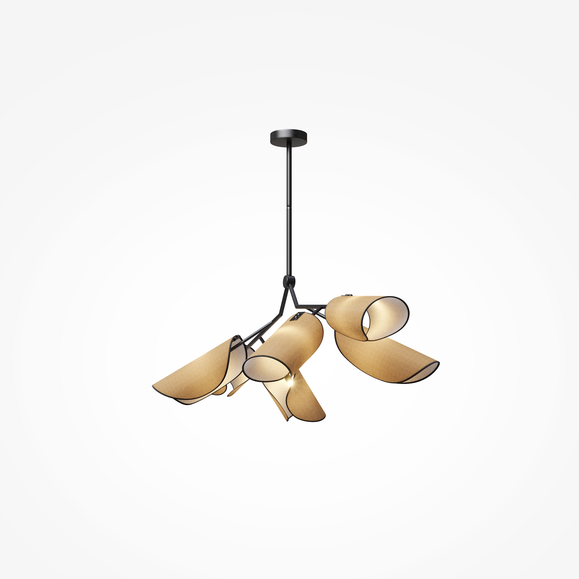 Подвесная люстра на штанге Organic MOD225PL-06B_MY