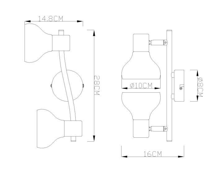 Спот Globo Lothar 54921-2_GL