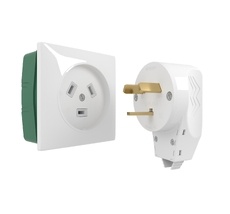 Розетка с вилкой для электроплиты 32А 250В (белый) Werkel a053500_WR