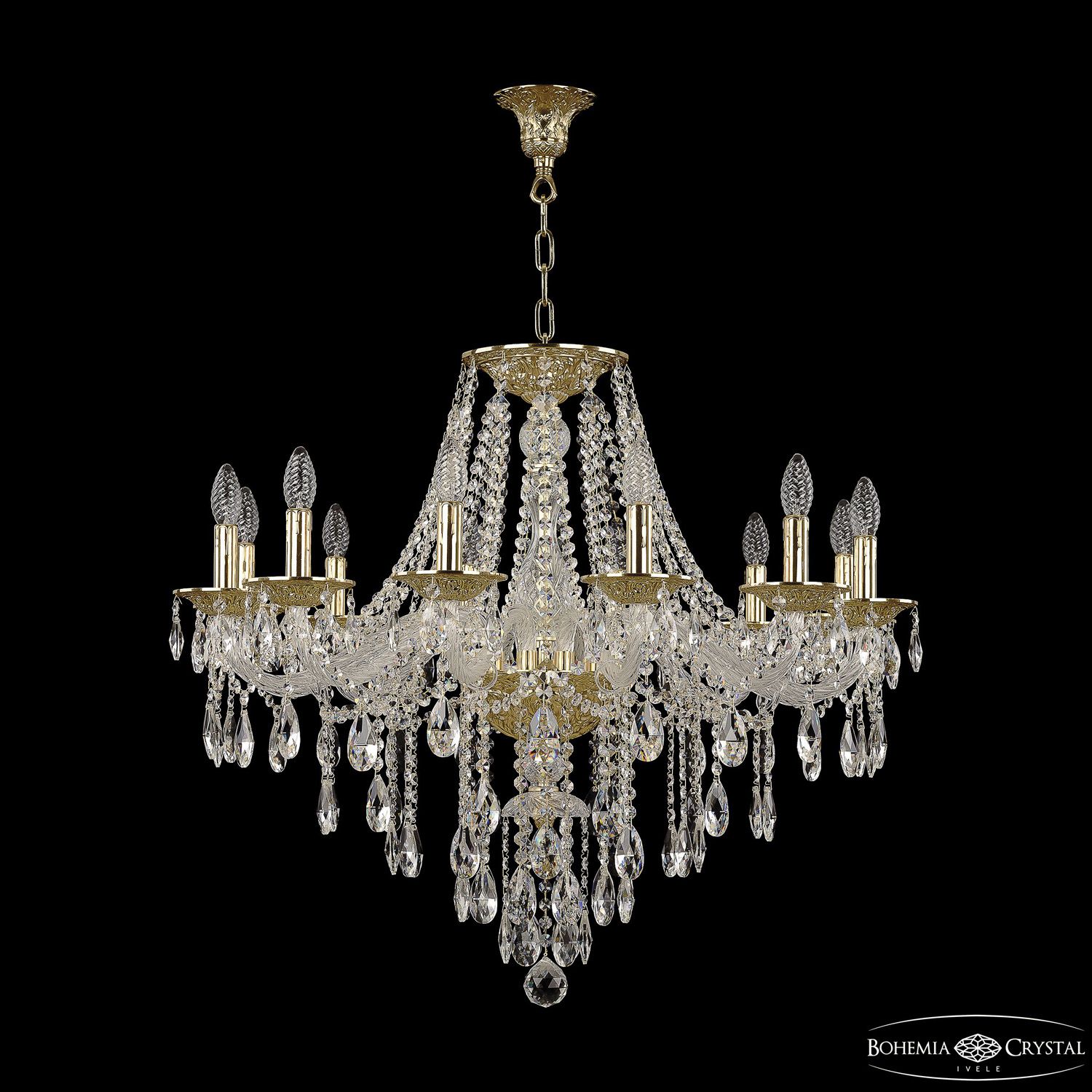 

Хрустальная люстра Bohemia Ivele Crystal 16215/12/300 G, 16215/12/300 G