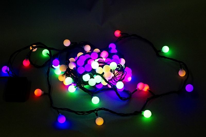 Гирлянда светодиодная с контроллером 10 м Sneha A-002A LED MIX_SN