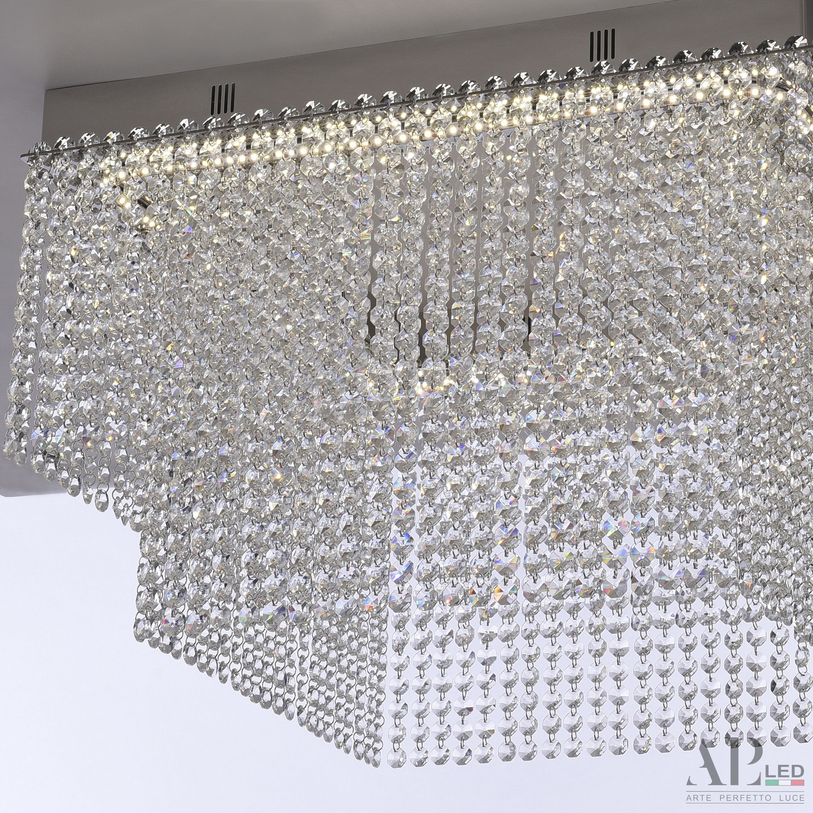 Хрустальная люстра APL LED Sicilia SH04.52.C.Ni.4000.PK_BI