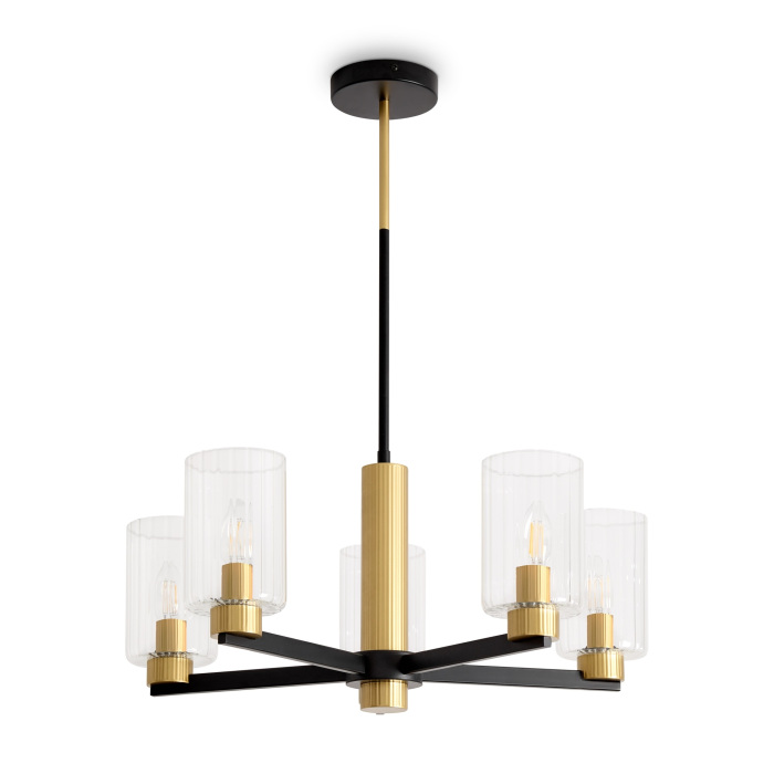 Подвесная люстра Freya Ombre FR2051CL-05BBS_MY