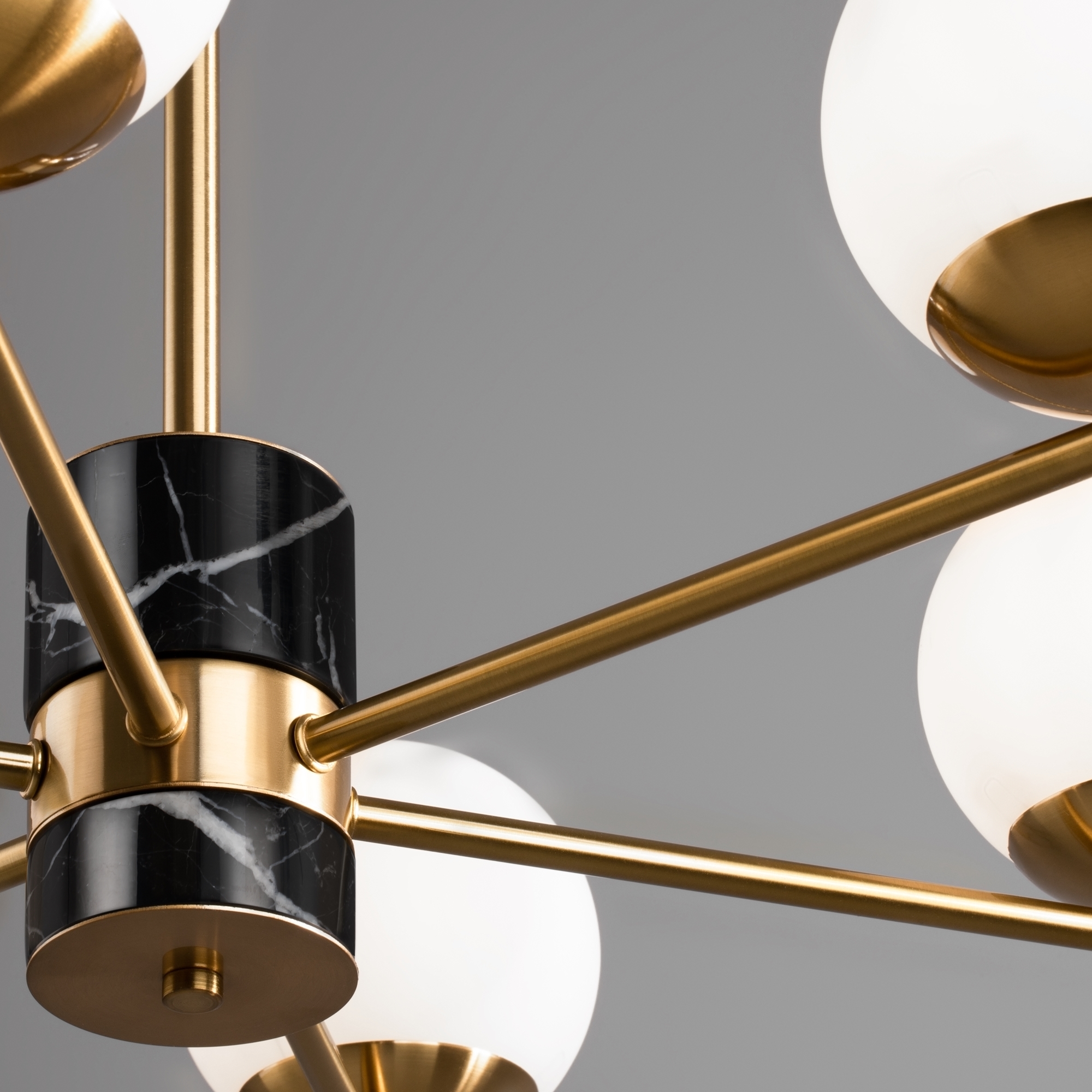 Подвесная люстра Freya на штанге Marble FR5230PL-06BS_MY