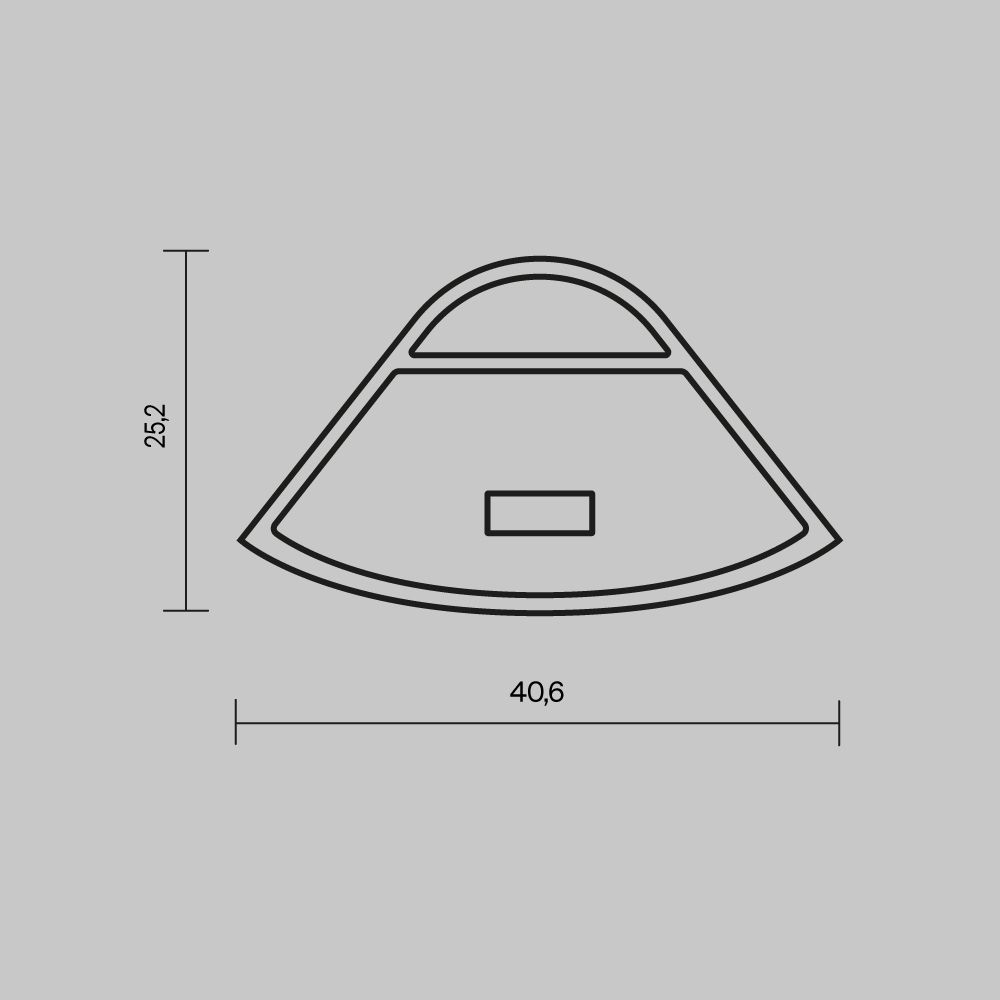 Комплект заглушек (для профиля 30?30) 2 шт., ALM-3030-EC 642073 Maytoni 642073_MY