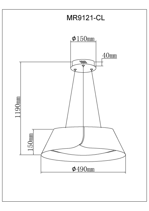 Потолочные светильники MyFar Cordelia MR9121-CL