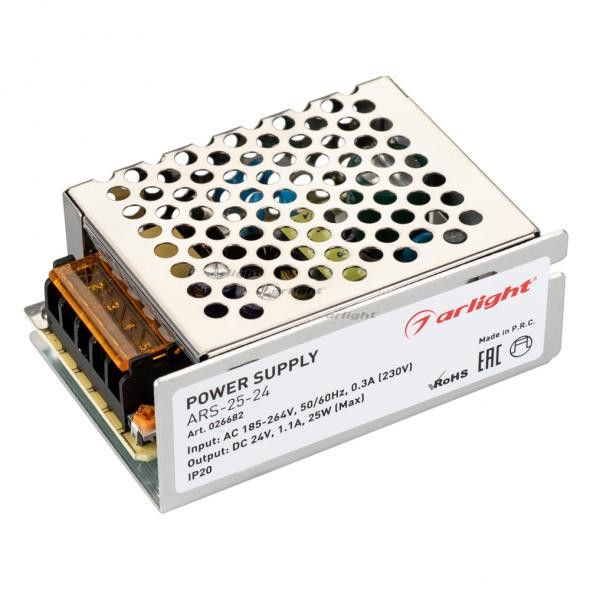 Блок питания ARS-25-24 (24V, 1.1A, 25W) 026682_ARL