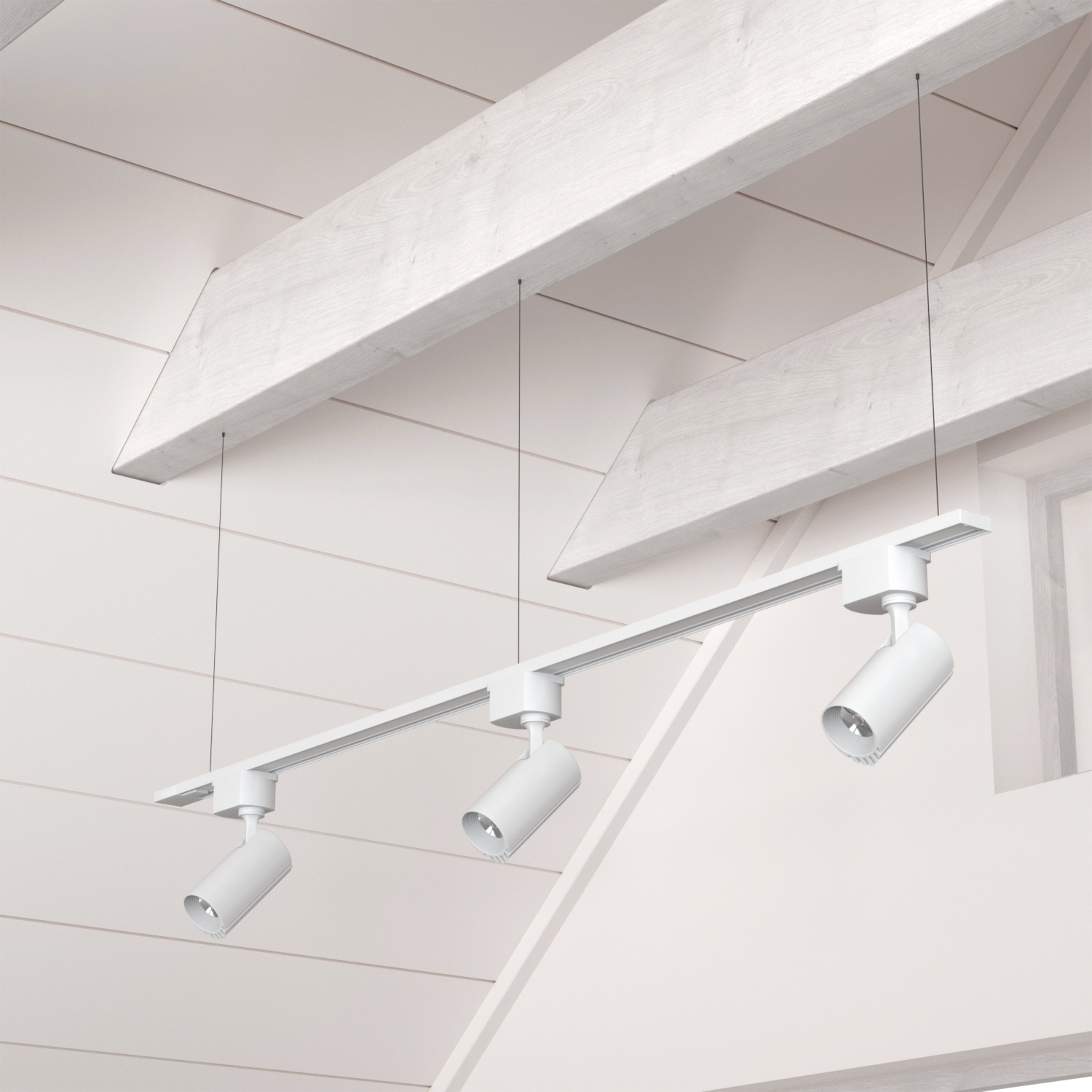 Шинопровод однофазный 100см с питанием и заглушкой Crystallux CLT 0.11 01 L1000 WH_CR