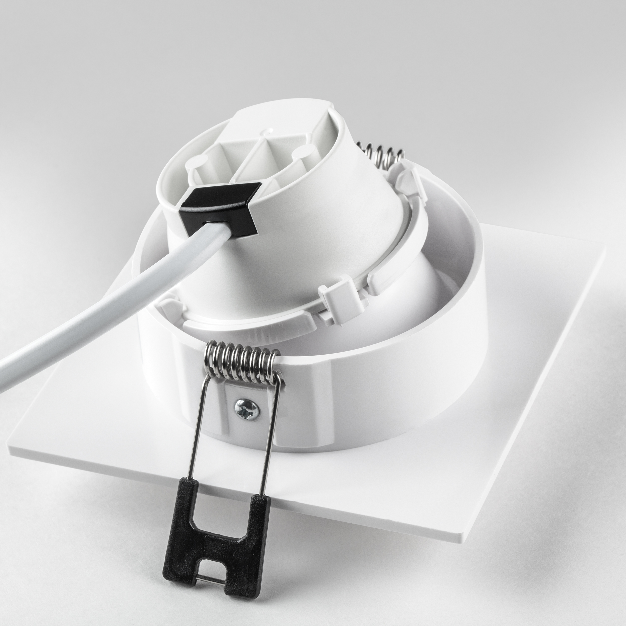 Рамка термостойкая (светильник) PVC д/крепления LED источника света в подвесном потолке Lightstar Singo 012616_LS