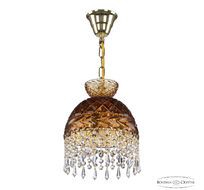 Подвесной светильник Bohemia Ivele Crystal 5478/22 G Amber/M-1F Drops_BI