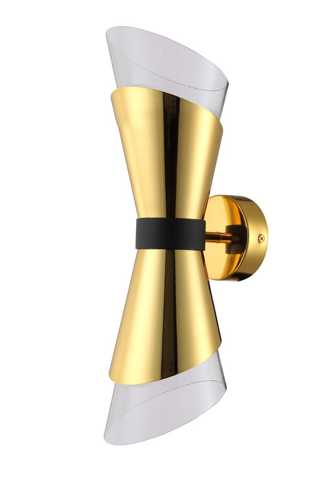 Бра Crystallux GRIS GRIS AP2 GOLD_CR