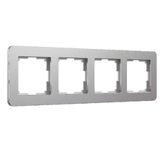 Рамка на 4 поста Platinum алюминий Werkel a059218_WR