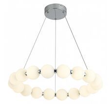 Подвесная люстра светодиодная из бусин Escada 10208/SG LED Chrome_ESC