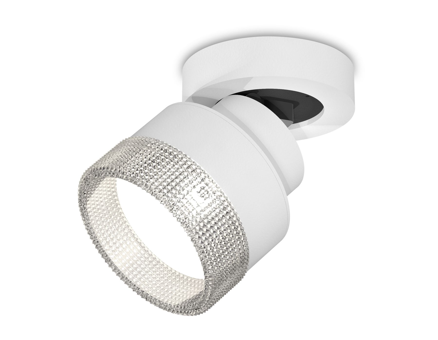 Комплект накладного поворотного светильника Ambrella light с композитным хрусталем TECHNO SPOT XM8101040_AMB